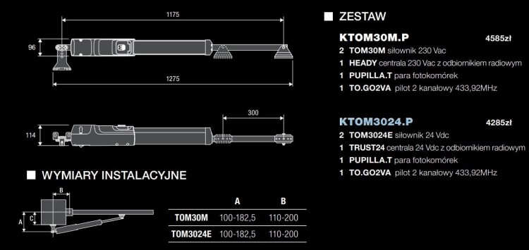 Zestaw do bramy skrzydłowej 24V KTOM3024.P BENINCA 4.jpg