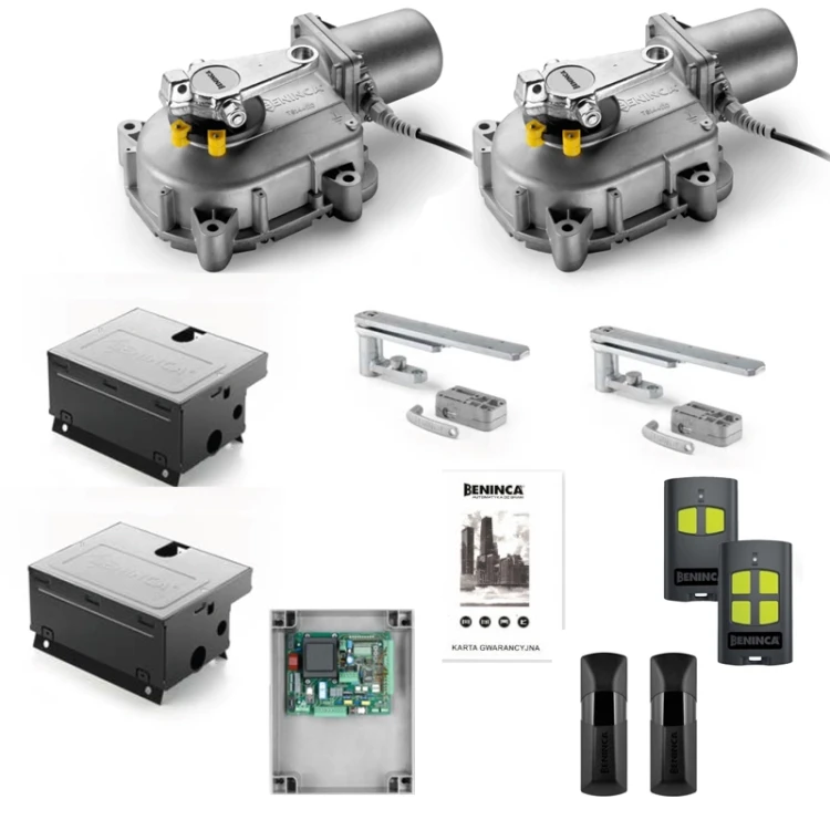 Zestaw do bramy skrzydłowej 230V KDU.IT14N.PM ( do 3,5 m ) BENINCA.webp