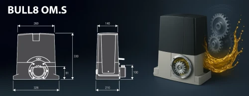Zestaw do bramy przesuwnej KBULL8MOM.S.PM (do 800 kg) BENINCA banner.webp