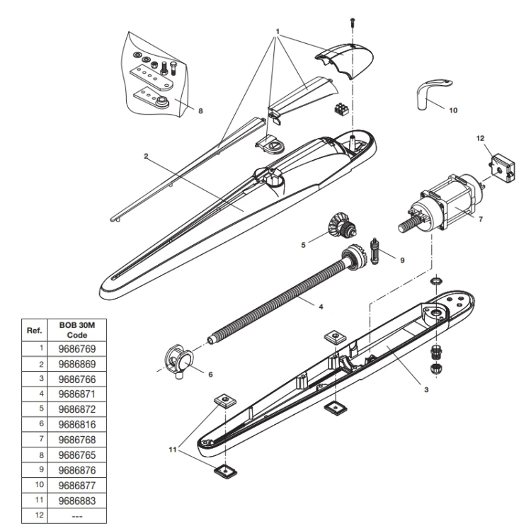 Części zamienne do BOB30M BENINCA.webp