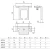 Uchwyt szyny mocowany do sufitu seria 631 HI-MOTIONS wymiary.webp