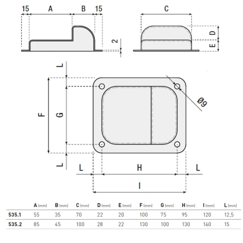 Ogranicznik do przykręcenia- seria 535 HI-MOTIONS wymiary.webp