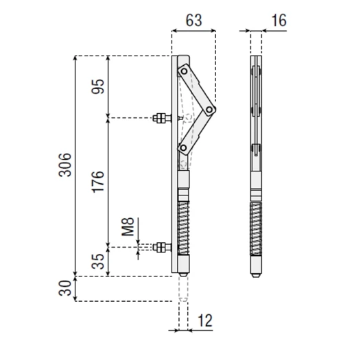 Rygiel sprężynowy 710.0 HI-MOTIONS wymiary.webp