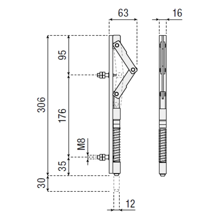 Rygiel sprężynowy 710.0 HI-MOTIONS wymiary.webp