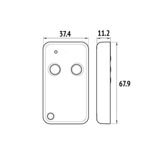 pilot 2  kanałowy roger technology e80 433mhz.jpg