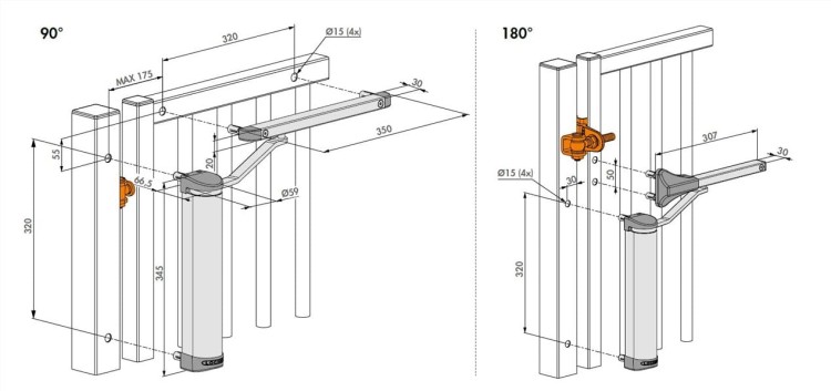 wymiary 2 Kompaktowy i wszechstronny samozamykacz LION LOCINOX  srebrny.jpg