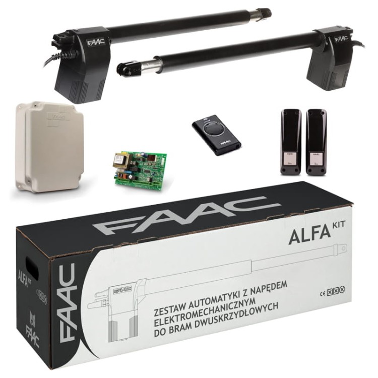 Zestaw do bramy skrzydłowej  ALPHA 414 (do 3 - 4m )  FAAC.jpg