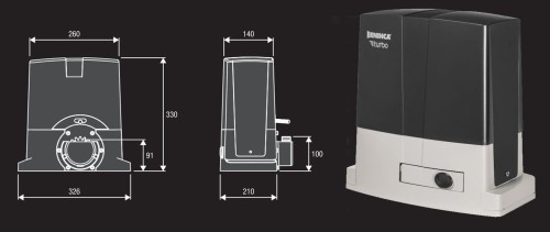 wymiary napęd do bramy przesuwnej  KBULL624 TURBO.S.PM BENINCA.jpg