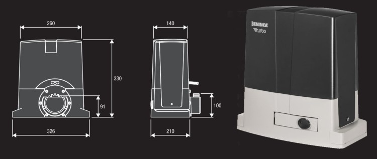 wymiary napęd do bramy przesuwnej  KBULL624 TURBO.S.PM BENINCA.jpg