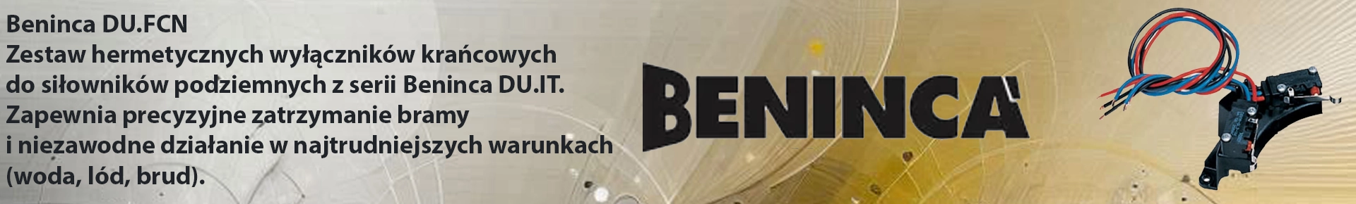 Hermetyczne wyłączniki krańcowe do DU.IT Beninca DU.FCN banner.webp
